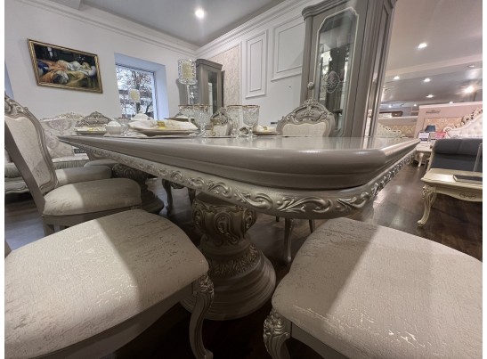 Стол Лали прямоугольный серый камень в Ростове-на-Дону