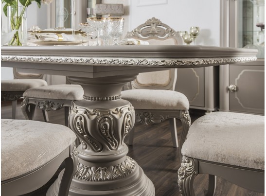 Стол Лали прямоугольный серый камень в Ростове-на-Дону