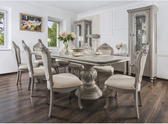 Стол Лали прямоугольный серый камень в Ростове-на-Дону