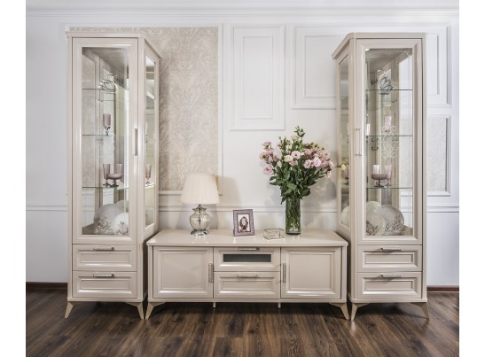 Тумба Нонна бежевый глянец в Ростове-на-Дону