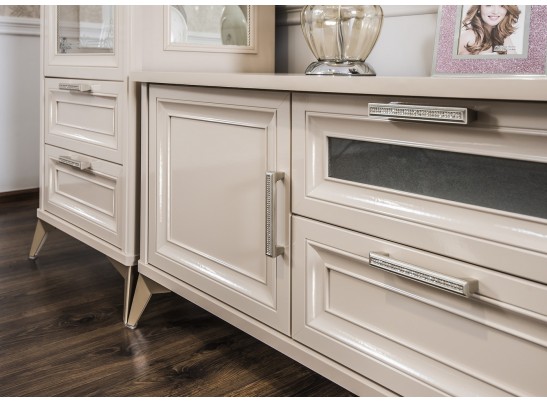 Тумба Нонна бежевый глянец в Ростове-на-Дону