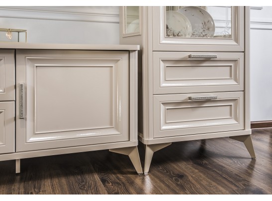 Тумба Нонна бежевый глянец в Ростове-на-Дону