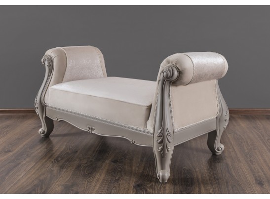 Оттоманка Мокко с двумя подлокотниками серый камень в Ростове-на-Дону