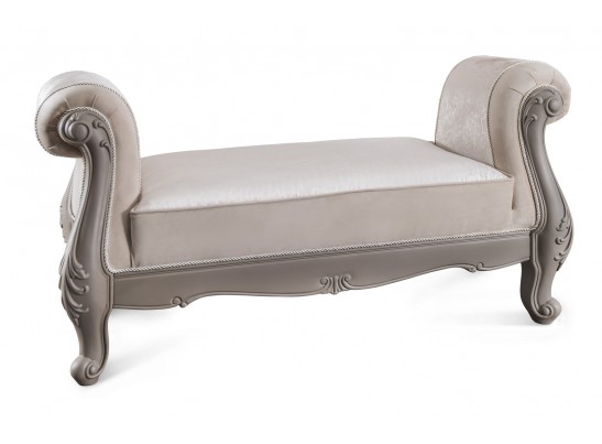 Оттоманка Мокко с двумя подлокотниками серый камень в Ростове-на-Дону