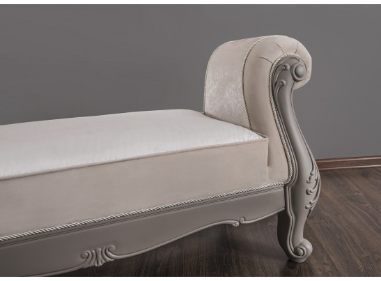 Оттоманка Мокко с двумя подлокотниками серый камень в Ростове-на-Дону