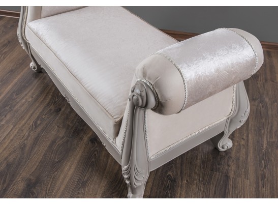 Оттоманка Мокко с двумя подлокотниками серый камень в Ростове-на-Дону