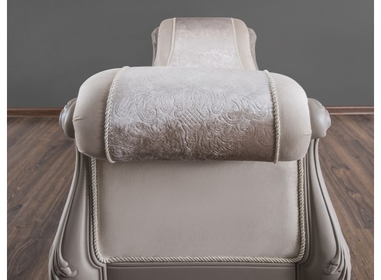 Оттоманка Мокко с двумя подлокотниками серый камень в Ростове-на-Дону