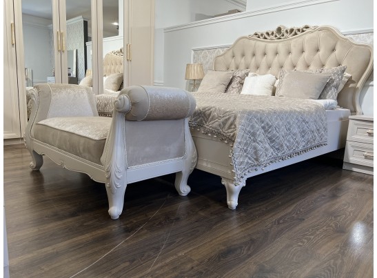 Оттоманка Мокко с двумя подлокотниками бежевый в Ростове-на-Дону