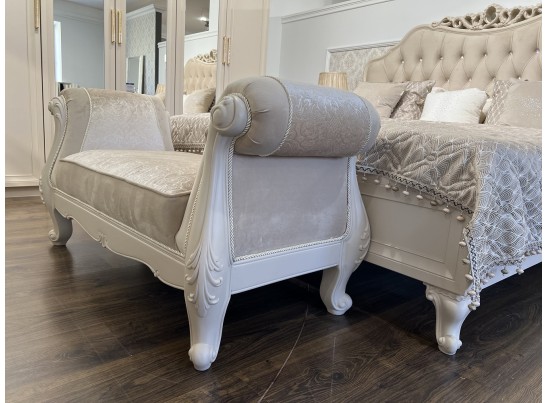 Оттоманка Мокко с двумя подлокотниками бежевый в Ростове-на-Дону