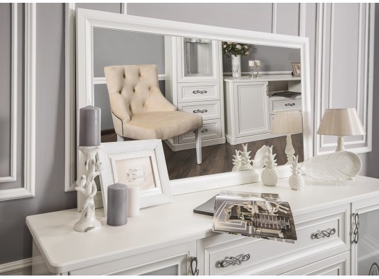 Комод Мишель белый матовый для гостиной в Ростове-на-Дону