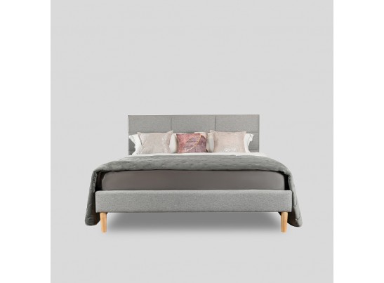 Кровать Milana 140х200 серый в Ростове-на-Дону