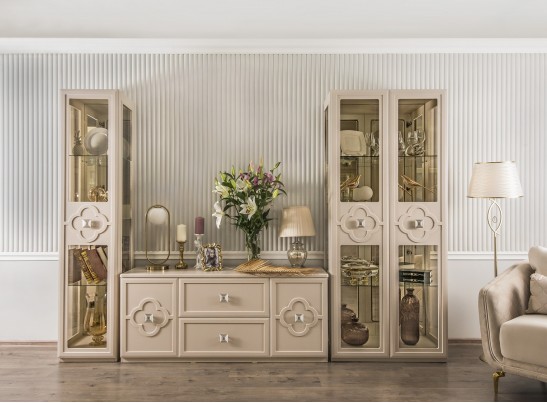 Витрина Фелисия 2-ств мокко