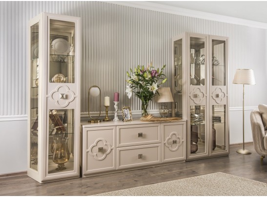 Витрина Фелисия 2-ств мокко