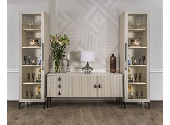 Тумба ТВ Стелла светло серый камень