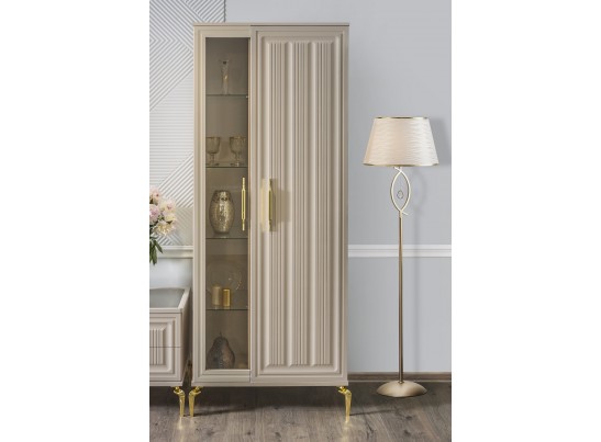 Витрина Замира 2-ств высокая бежевый