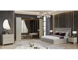Спальня Лейла 6-ств светло серый камень