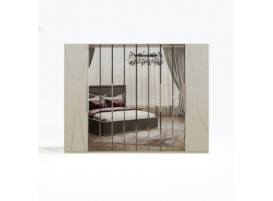 Спальня Лейла 6-ств светло серый камень