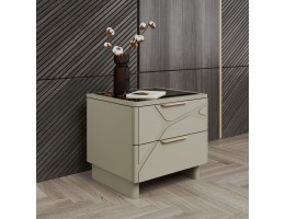 Тумба Лейла светло серый камень