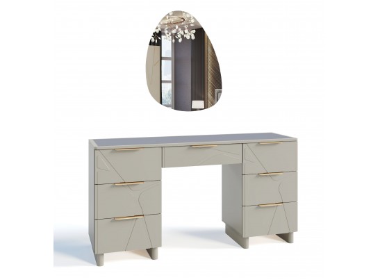 Туалетный столик Лейла светло серый камень