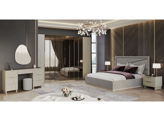 Туалетный столик Лейла светло серый камень