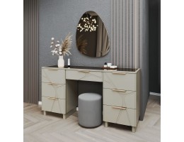 Туалетный столик Лейла светло серый камень