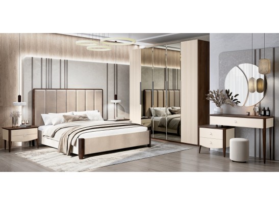 Ящик с подъемным механизмом Жаклин 180x200 см бежевый