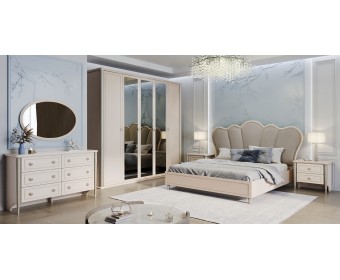 Кровать Диана 160x200 см бежевый