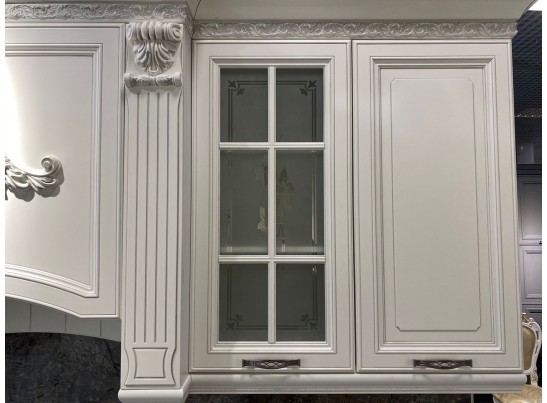 Кухня Кальяри Бьянка 26 (3,6 м) белый матовый