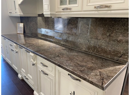 Кухня Кальяри Бьянка 26 (3,6 м) белый матовый