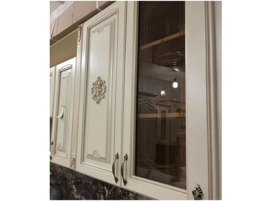 Кухня Афина 10 (3,15*1,5 м) крем