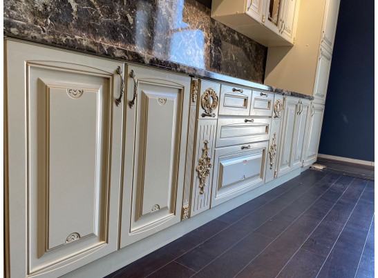 Кухня Афина 21 (4,5 м) крем