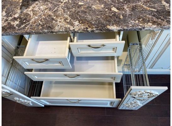 Кухня Афина 24 (3,8*2 м) крем