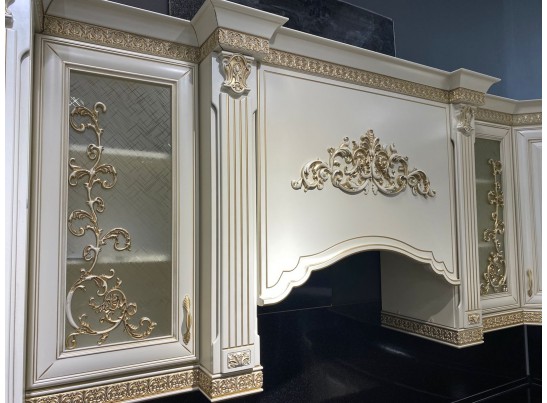 Кухня Патриция 11 (3,9 м) крем перламутр