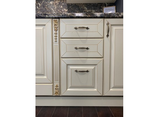 Кухня Лиза 8 (4,2х1,5 м) крем