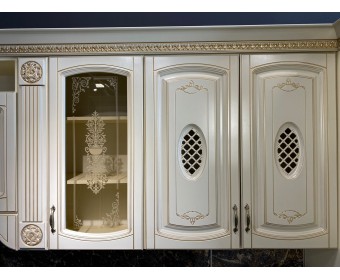 Кухня Глория 28 (3,6 м) крем