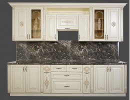 Кухня Афина 15 (3 м) крем