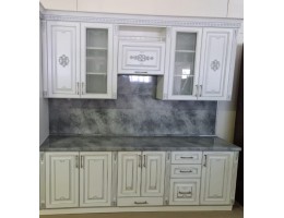 Кухня Афина 19 (2,4 м) Белый