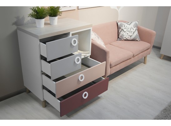 Комод SMARTY PINK