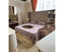 Спальня "Ницца Luxury" (6ти ств. кровать,ламели) мокко/крем в Ростове-на-Дону