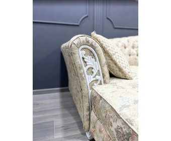 Диван трехместный "ТУРИН" с оттоманкой (МАКСИ)