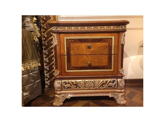 Спальный гарнитур Монарх, орех-золото