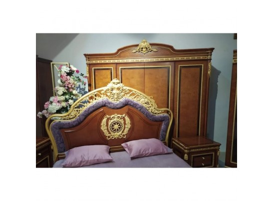 Спальный гарнитур Монарх, орех-золото