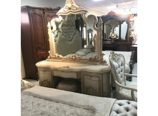 Спальный гарнитур Кассиопея, слоновая кость