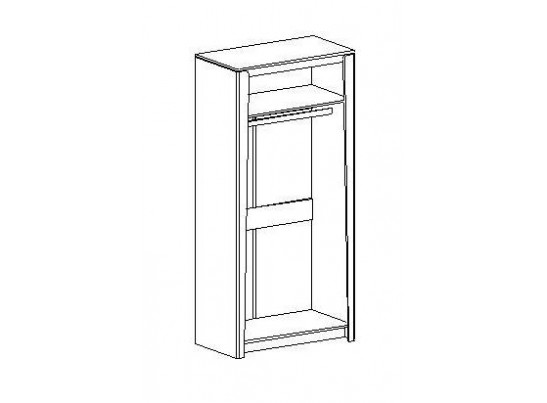 Шкаф двухдверный "Мальта" спальня Дуб винтерберг в Ростове-на-Дону