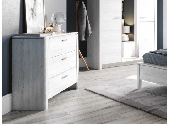 Комод с 3-мя ящиками "Мальта" спальня Дуб винтерберг в Ростове-на-Дону