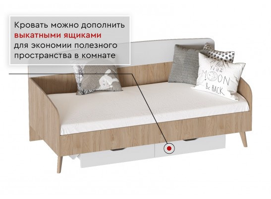 Кровать 900х2000 "Калгари" молодежная в Ростове-на-Дону