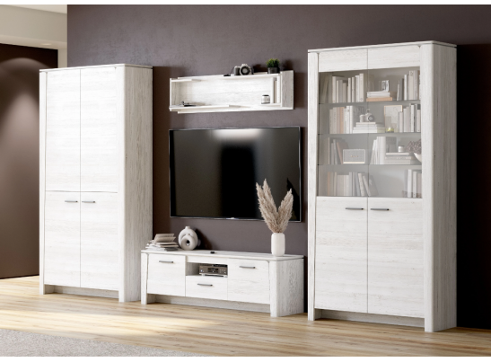 Полка навесная 1200 "Мальта" гостиная Дуб винтерберг