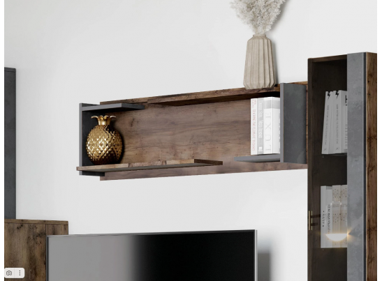 Полка навесная 1200 "Глазго" гостиная