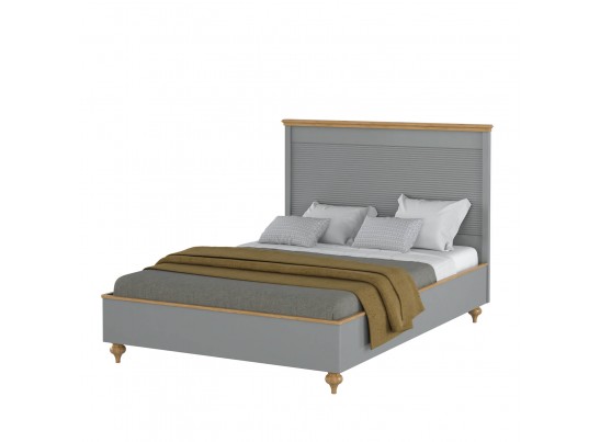 Кровать "Рандеву" 140 (белый, серый) в Ростове-на-Дону