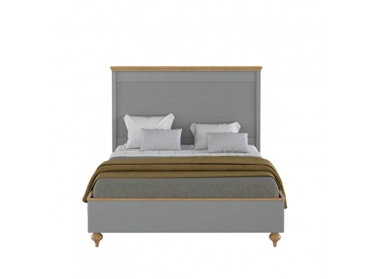 Кровать "Рандеву" 140 (белый, серый) в Ростове-на-Дону